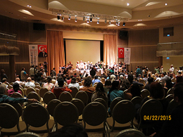 Awards ceremony eating competition